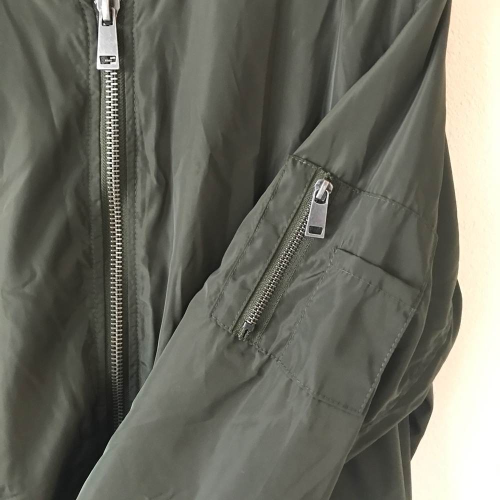 Green/Orange Bomber Jacket